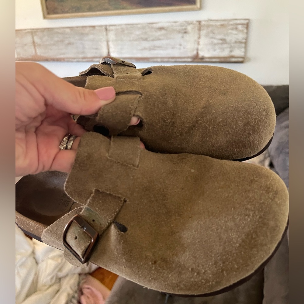 Taupe colored Betula Birkenstock 38